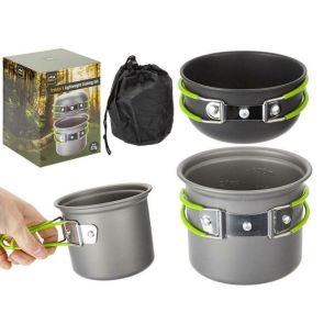 Pinnacle Compact Lightweight Trekkers Cooking Set | Small Cook Sets