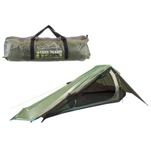 Pinnacle Eiger Trekker Tent Single 2000HH Green/Black | 1 - 2 Man Tents