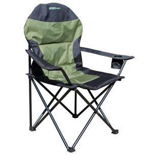 Outdoor Revolution High Back XL Chair Dark Green and Black | Standard Chairs