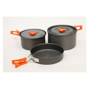Hard Anodised 2 Person Cook Kit | Small Cook Sets