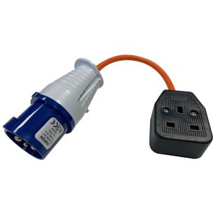 Outdoor Revolution UK Mains Adaptor 13 Amp Socket to Caravan Mains Plug | Electrical Equipment