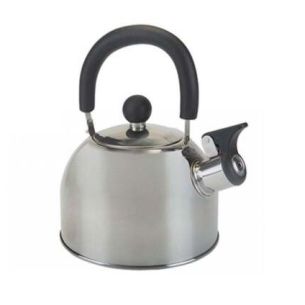 Summit Metallic Stainless Steel Whistling Kettle 1.5L | Sunncamp