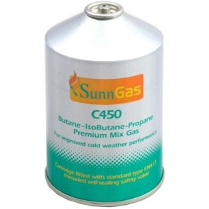 Sunncamp 450g Self Sealing Gas Cartridge | SunnCamp
