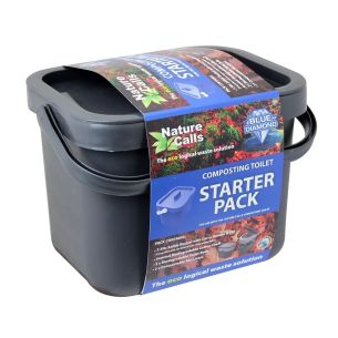 Outdoor Revolution Composting Toilet Starter Pack Set | Blue Diamond