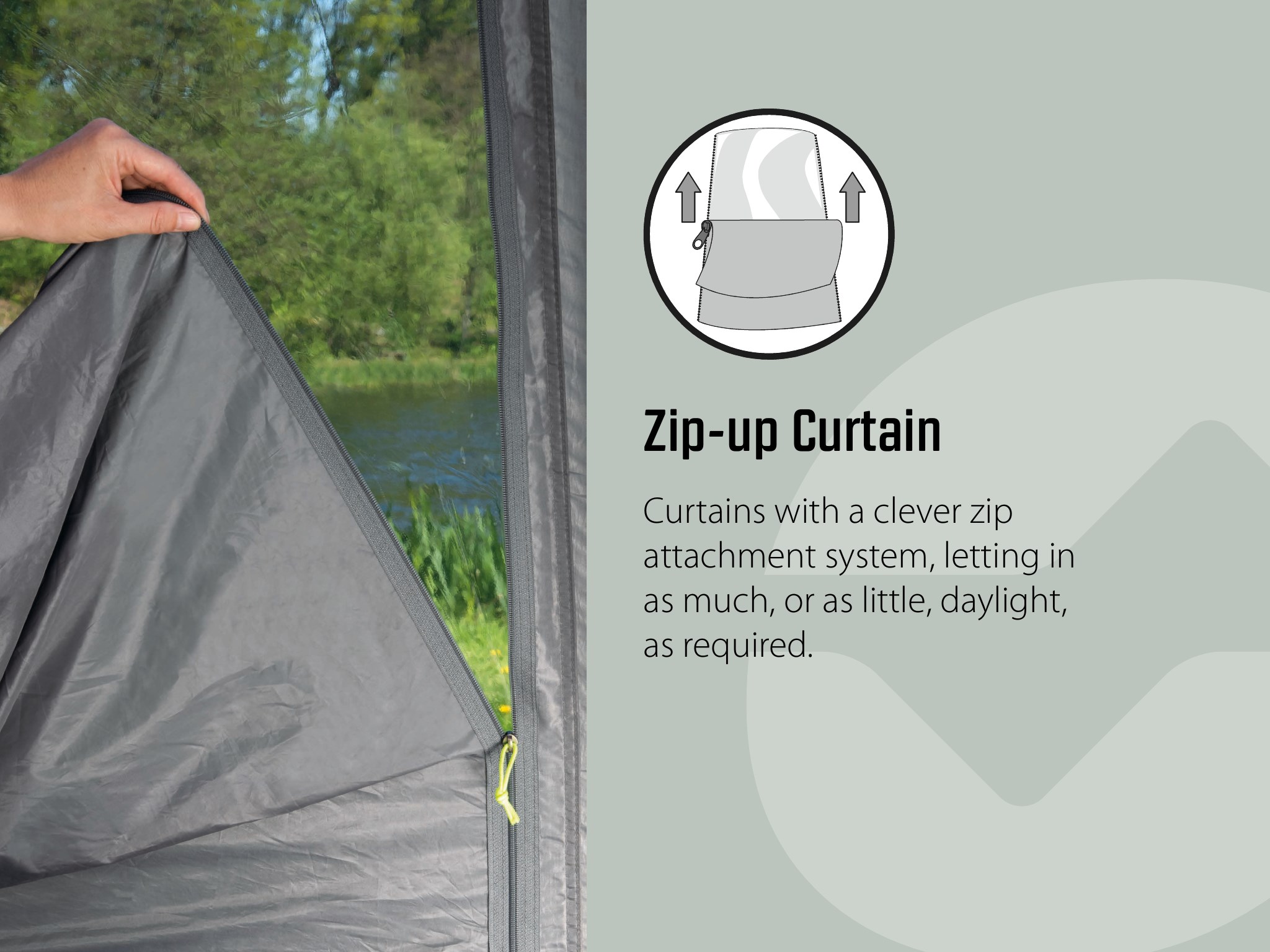 Zip Up Curtains